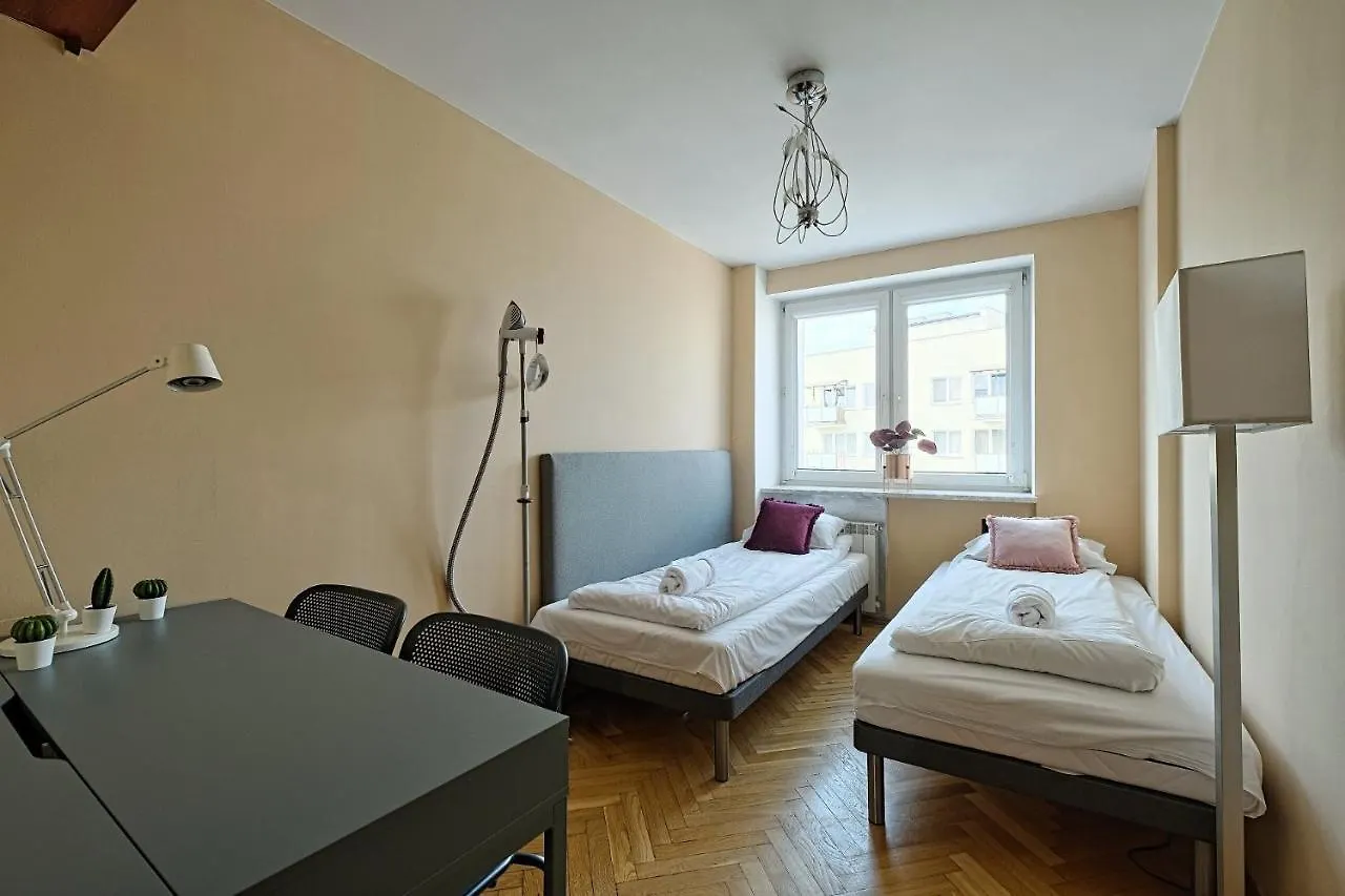2Br Apt Balcony Tamka 17 Ac Apartment Warsaw